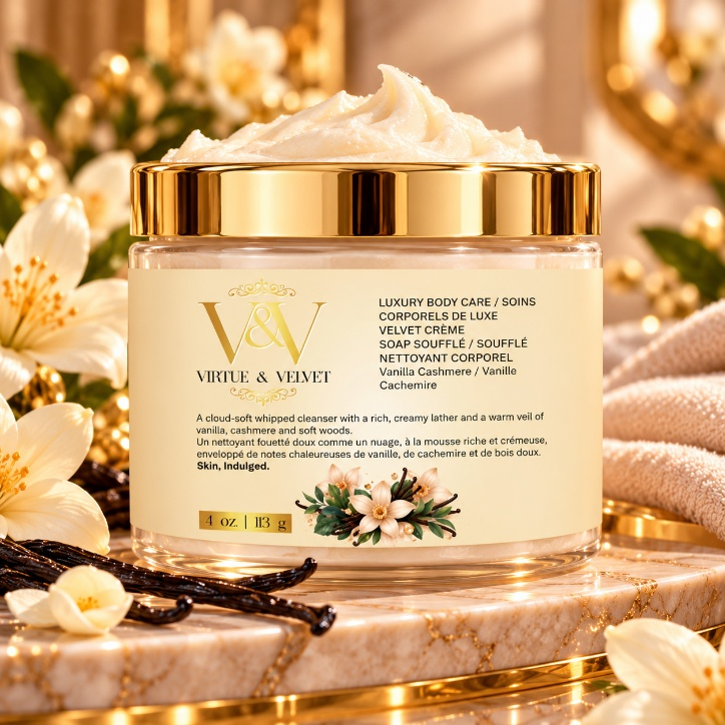 Virtue & Velvet Velvet Crème Soap Soufflé